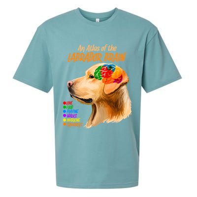 Atlas of The Labrador Retriever Brain Sueded Cloud Jersey T-Shirt
