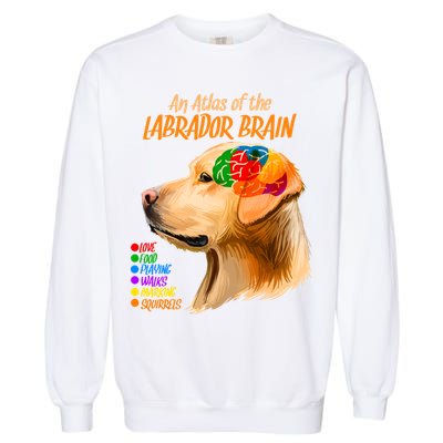 Atlas of The Labrador Retriever Brain Garment-Dyed Sweatshirt