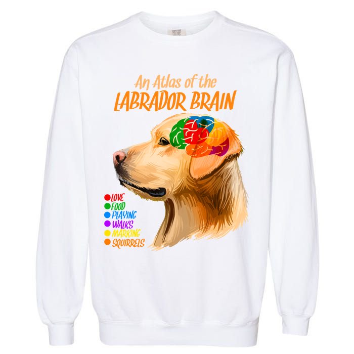 Atlas of The Labrador Retriever Brain Garment-Dyed Sweatshirt
