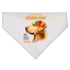 Atlas of The Labrador Retriever Brain USA-Made Doggie Bandana