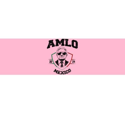 Amlo Tricolor Mexican Flag Mexican President 2024 Bumper Sticker