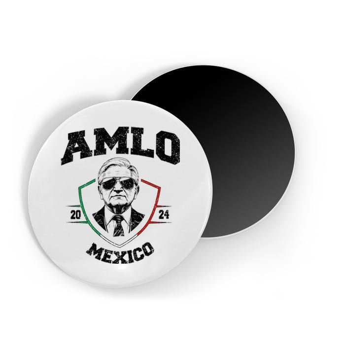 Amlo Tricolor Mexican Flag Mexican President 2024 Magnet