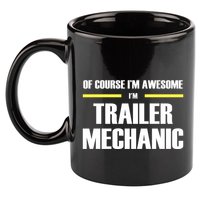 Awesome Trailer Mechanic Gift 11oz C Handle Ceramic Mug