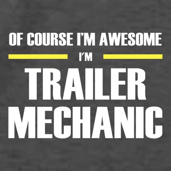 Awesome Trailer Mechanic Gift Vector Backpack