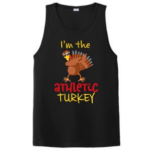 Athletic Turkey Matching Family Group Thanksgiving Party PosiCharge Competitor Tank