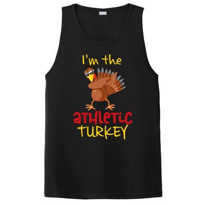 Athletic Turkey Matching Family Group Thanksgiving Party PosiCharge Competitor Tank