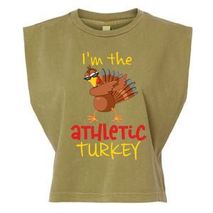 Athletic Turkey Matching Family Group Thanksgiving Party Garment-Dyed Women's Muscle Tee