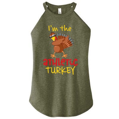 Athletic Turkey Matching Family Group Thanksgiving Party Women's Perfect Tri Rocker Tank