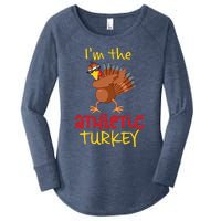 Athletic Turkey Matching Family Group Thanksgiving Party Women's Perfect Tri Tunic Long Sleeve Shirt