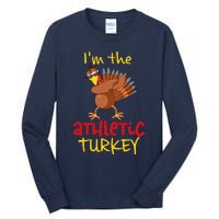 Athletic Turkey Matching Family Group Thanksgiving Party Tall Long Sleeve T-Shirt