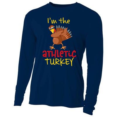 Athletic Turkey Matching Family Group Thanksgiving Party Cooling Performance Long Sleeve Crew