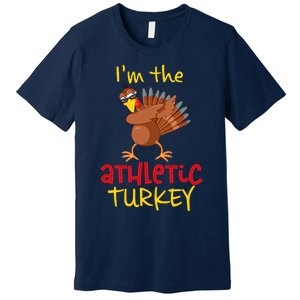 Athletic Turkey Matching Family Group Thanksgiving Party Premium T-Shirt