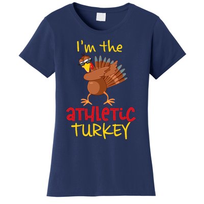 Athletic Turkey Matching Family Group Thanksgiving Party Women's T-Shirt