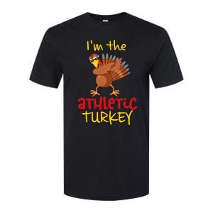 Athletic Turkey Matching Family Group Thanksgiving Party Softstyle CVC T-Shirt