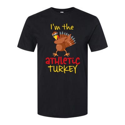 Athletic Turkey Matching Family Group Thanksgiving Party Softstyle CVC T-Shirt