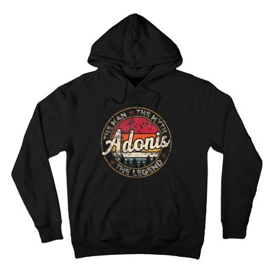 Adonis The Man The Myth The Legend Personalized Name Hoodie