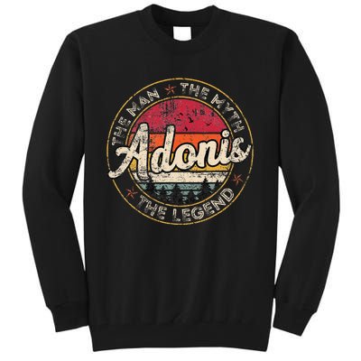 Adonis The Man The Myth The Legend Personalized Name Tall Sweatshirt