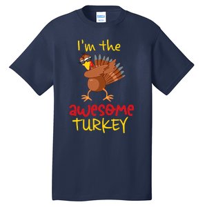 Awesome Turkey Matching Family Group Thanksgiving Party Tall T-Shirt