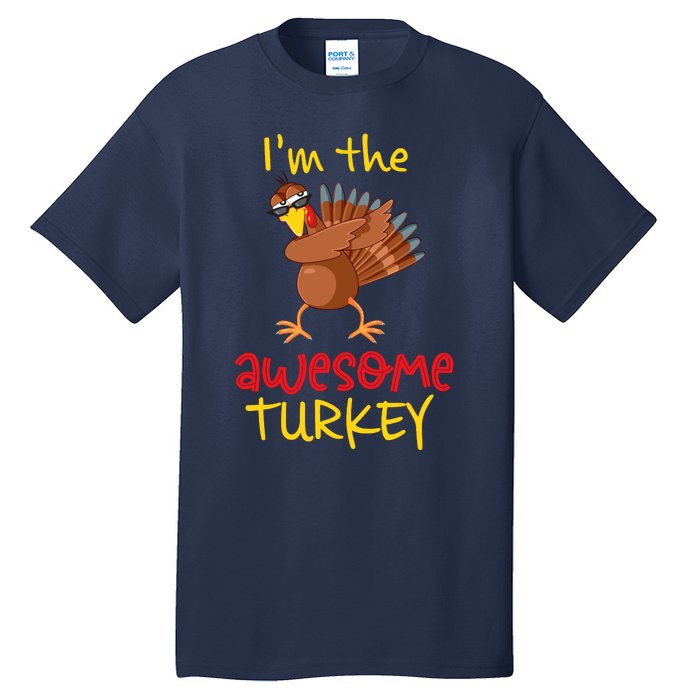 Awesome Turkey Matching Family Group Thanksgiving Party Tall T-Shirt