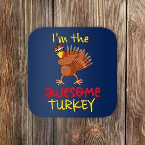 Awesome Turkey Matching Family Group Thanksgiving Party Coaster