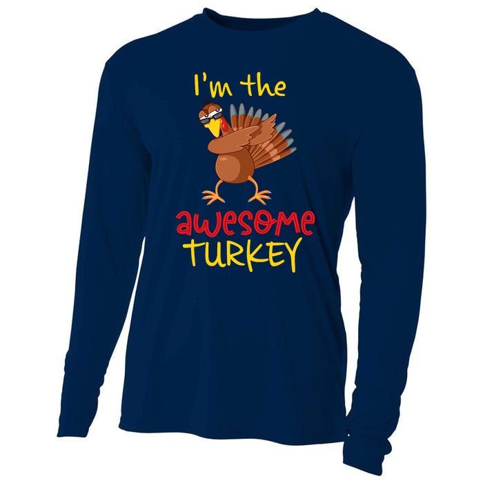 Awesome Turkey Matching Family Group Thanksgiving Party Cooling Performance Long Sleeve Crew