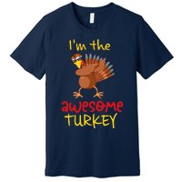 Awesome Turkey Matching Family Group Thanksgiving Party Premium T-Shirt