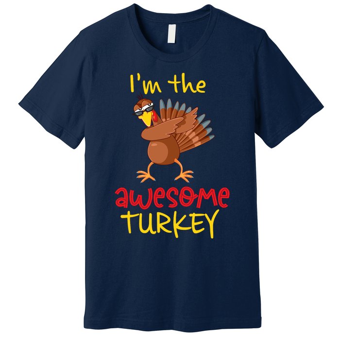 Awesome Turkey Matching Family Group Thanksgiving Party Premium T-Shirt