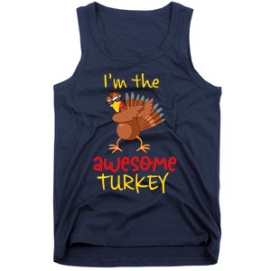 Awesome Turkey Matching Family Group Thanksgiving Party Tank Top