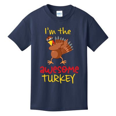 Awesome Turkey Matching Family Group Thanksgiving Party Kids T-Shirt