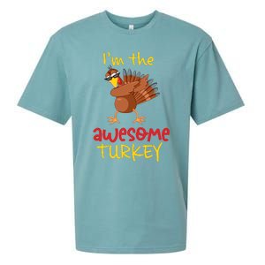 Awesome Turkey Matching Family Group Thanksgiving Party Sueded Cloud Jersey T-Shirt