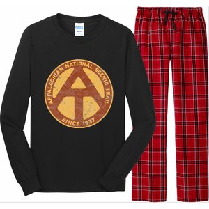 Appalachian Trail Marker Retro National Scenic Trail Long Sleeve Pajama Set