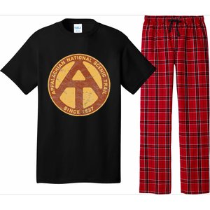 Appalachian Trail Marker Retro National Scenic Trail Pajama Set