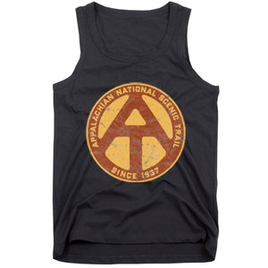 Appalachian Trail Marker Retro National Scenic Trail Tank Top