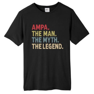 Ampa The Man The Myth The Legend Grandpa FatherS Day Tall Fusion ChromaSoft Performance T-Shirt