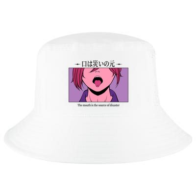 Anime The Mouth Is The Source Of Disaster Cool Comfort Performance Bucket Hat