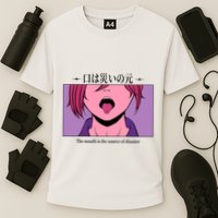 Anime The Mouth Is The Source Of Disaster Performance Shirt