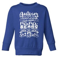 Autism Turns Mama Bear Into Grizzlies Autism Mom Awareness Gift Toddler Sweatshirt