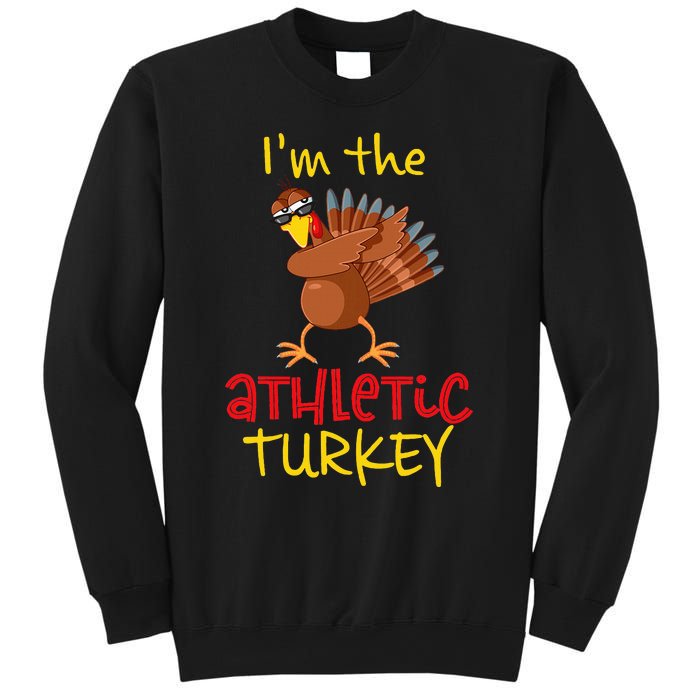 Athletic Turkey Matching Family Group Thanksgiving Party Sweatshirt