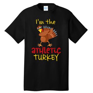 Athletic Turkey Matching Family Group Thanksgiving Party Tall T-Shirt