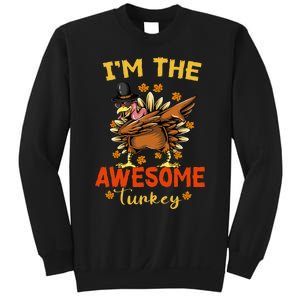 Awesome Turkey Matching Family Group Thanksgiving Party PJ Sweatshirt