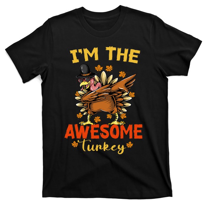 Awesome Turkey Matching Family Group Thanksgiving Party PJ T-Shirt