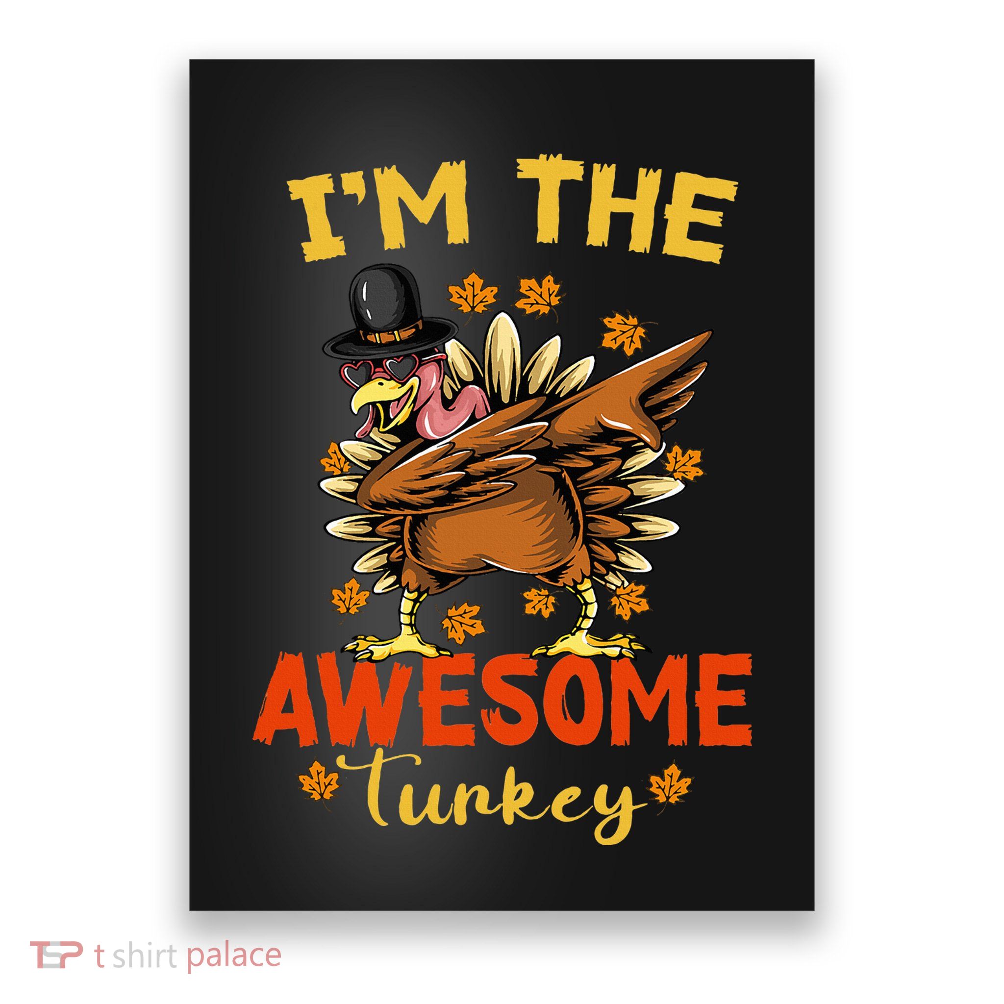 Awesome Turkey Matching Family Group Thanksgiving Party PJ Poster