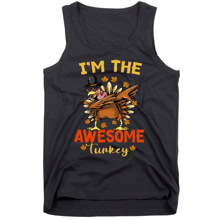 Awesome Turkey Matching Family Group Thanksgiving Party PJ Tank Top