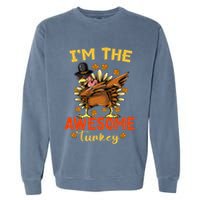 Awesome Turkey Matching Family Group Thanksgiving Party PJ Garment-Dyed Sweatshirt