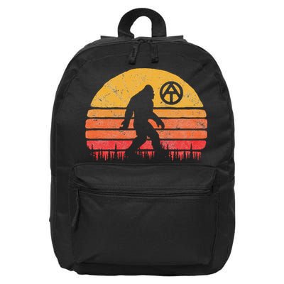 Appalachian Trail Marker Bigfoot Vintage Sasquatch 16 in Basic Backpack