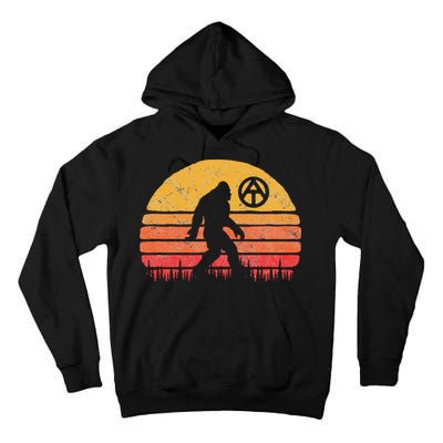 Appalachian Trail Marker Bigfoot Vintage Sasquatch Tall Hoodie