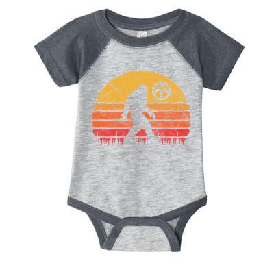 Appalachian Trail Marker Bigfoot Vintage Sasquatch Infant Baby Jersey Bodysuit