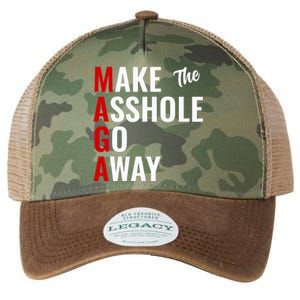 Anti Trump Maga Make The Asshole Go Away Legacy Tie Dye Trucker Hat