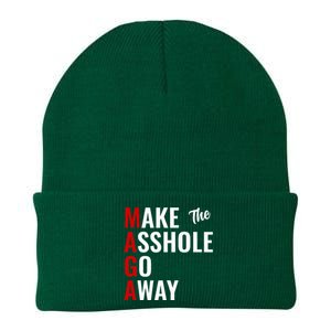 Anti Trump Maga Make The Asshole Go Away Knit Cap Winter Beanie