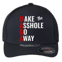 Anti Trump Maga Make The Asshole Go Away Flexfit Unipanel Trucker Cap